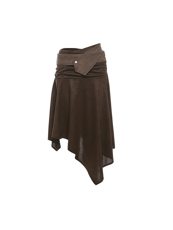 Loose Street Fashion High Waist Irregular Maxi Skirts