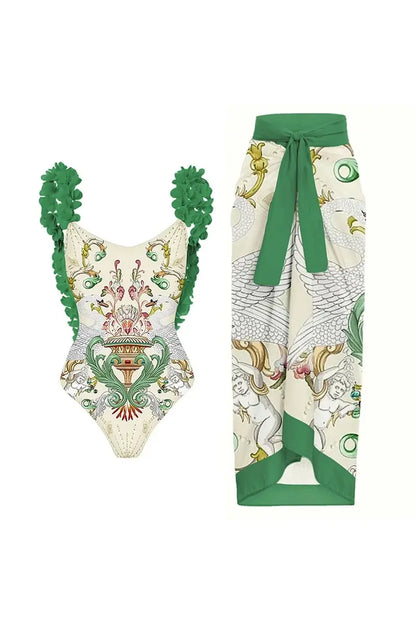 Conjunto de traje de baño sexy sin espalda con apliques