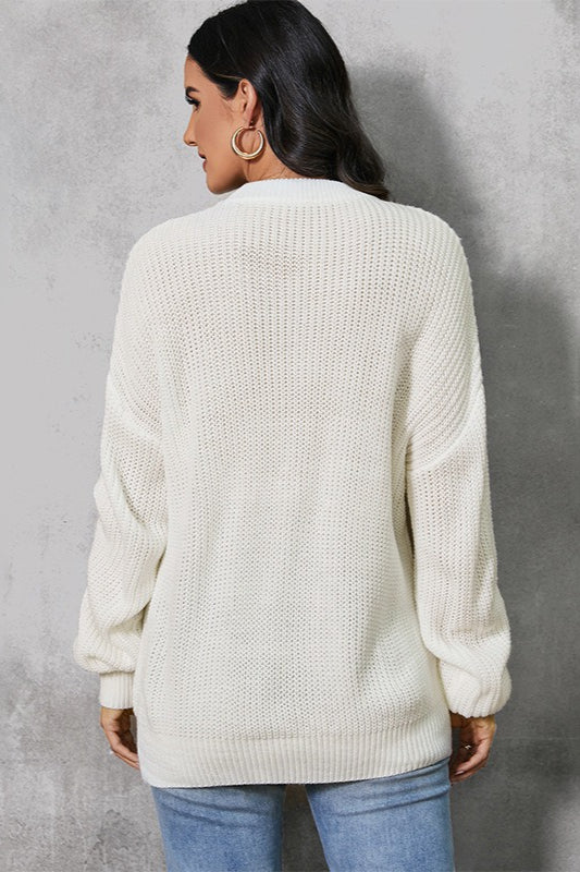Pumpkin Graphic Knit Sweater