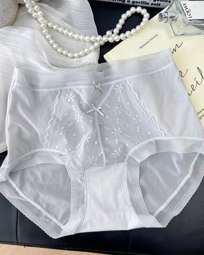 Lace Quick-Drying Mid-Waist Breathable