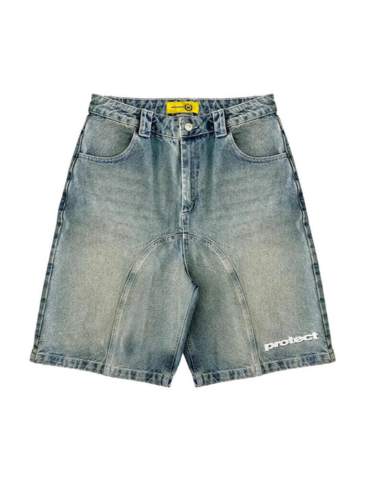 Retro Casual Denim Shorts