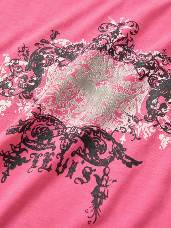 Vintage Acanthus Logo Print Baby Tee