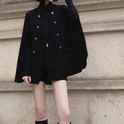 Black Hooded Cloak