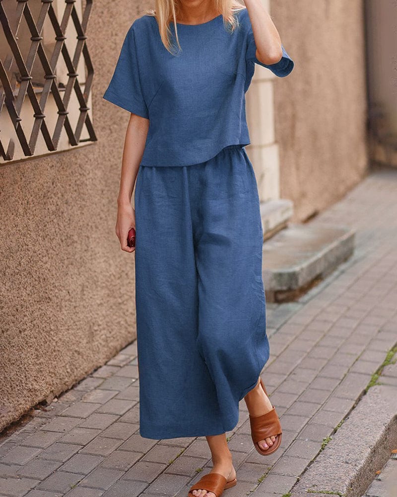 Vanessa - Traje de dos piezas para mujer - Elegante - Estilo moderno - Ropa para el día a día