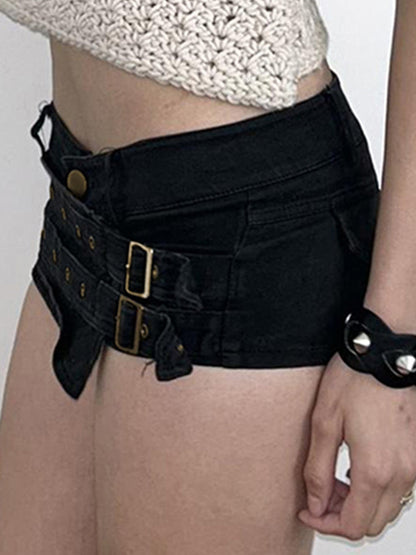 Vintage Low Waist Shorts