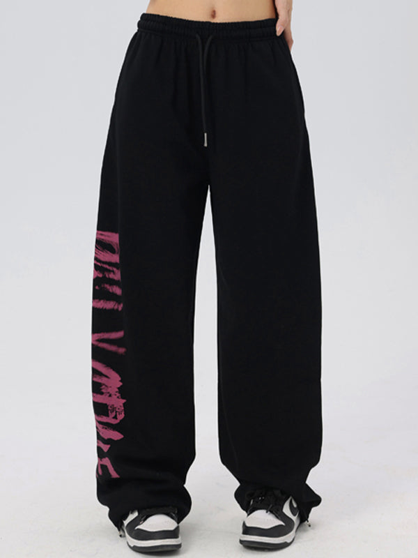 Street Lettering Printed Sweatpants