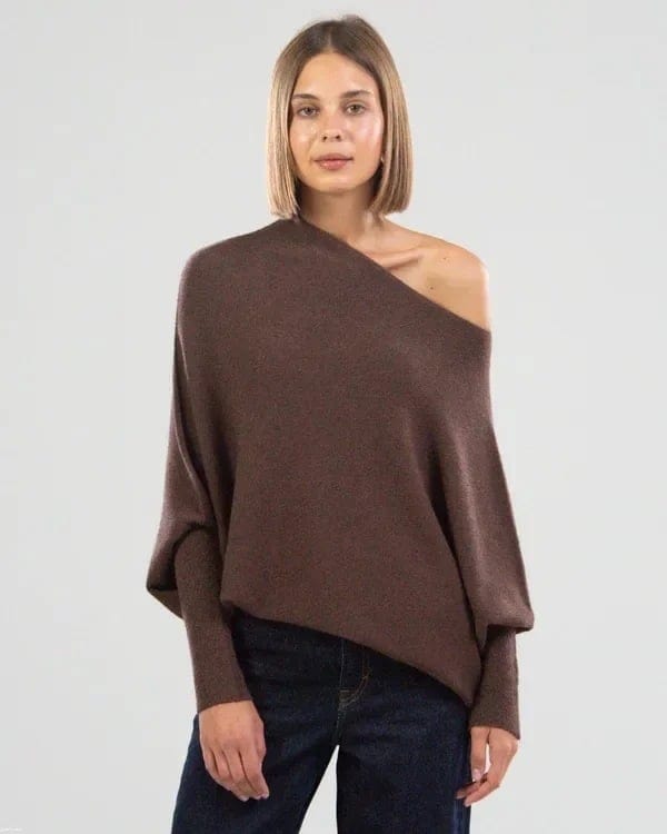 Natasha - Elegante suéter holgado de algodón para mujer | Ideal para días informales