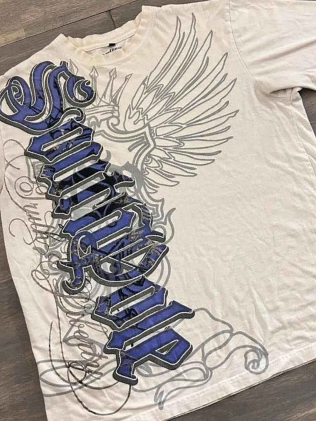 Oversized Retro Print Hip Hop T-shirt