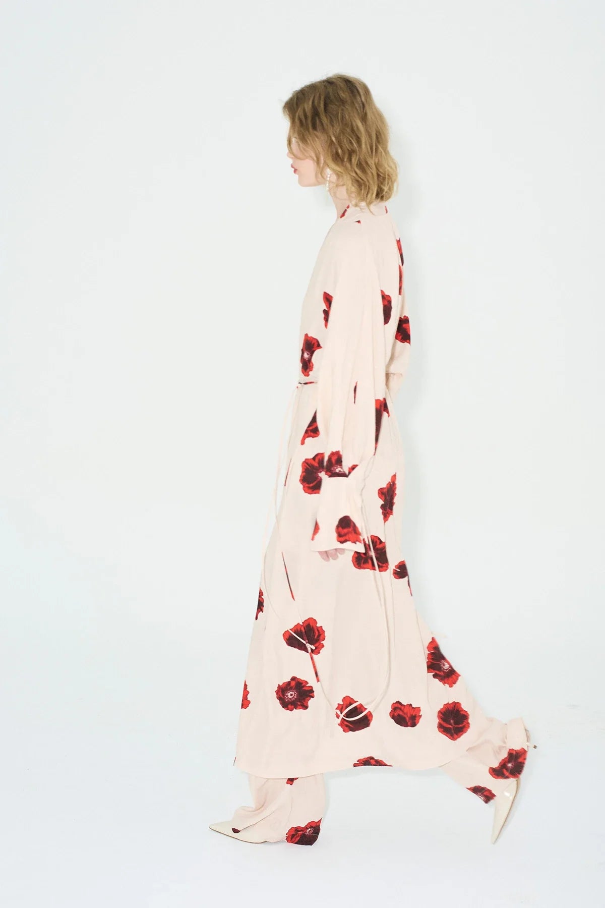 Vestido kimono con estampado Sahara