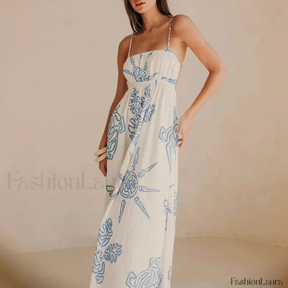 Casual Pleated Swing Dress Off Shoulder Floral Print Beach Floral Dress