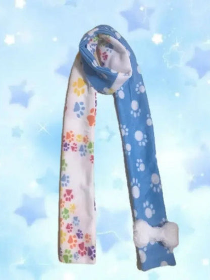 Y2K Gothic Printing Harajuku Autumn Basic Long Scarf