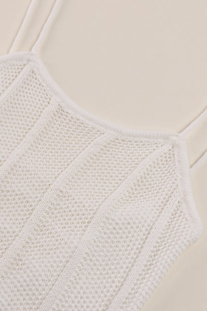 Sexy Split Backless Tie Knit Cardigan Sweater Dress