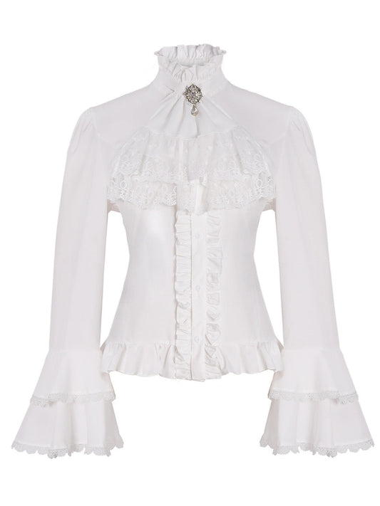 Vintage Gothic Elegant Lolita Long Sleeve Blouse