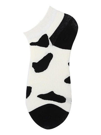 Anckle Socks Low Cut Socks Office Work Daily Animal Dot Spandex Nylon Cotton Basic Casual Classic 1 Pair for Women
