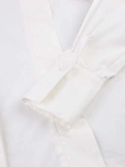 Solid Loose Long Sleeves Shirts