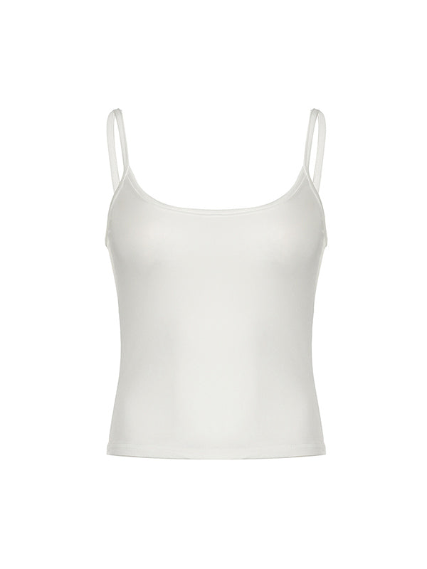 Tight Slimming Solid Color Foundation Cami Top