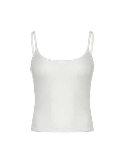 Tight Slimming Solid Color Foundation Cami Top