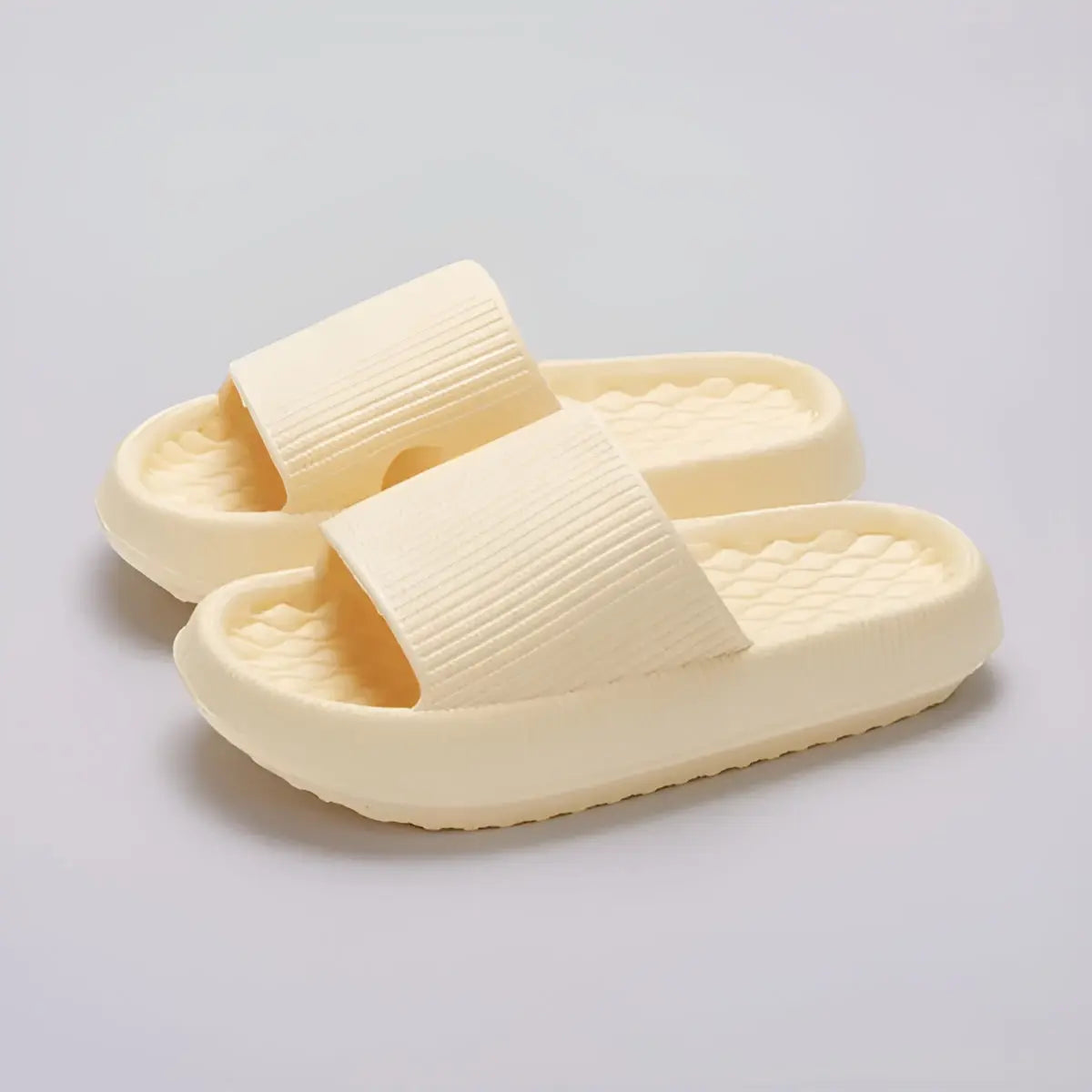 Pantuflas de plataforma Cloud Slide para mujer con acolchado suave | Ideales para el día a día