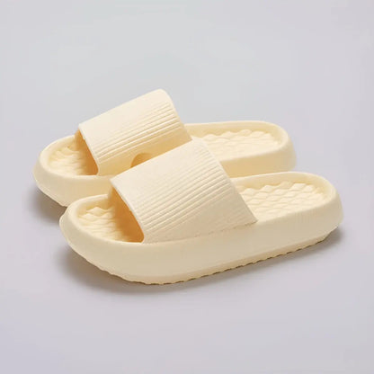 Pantuflas de plataforma Cloud Slide para mujer con acolchado suave | Ideales para el día a día