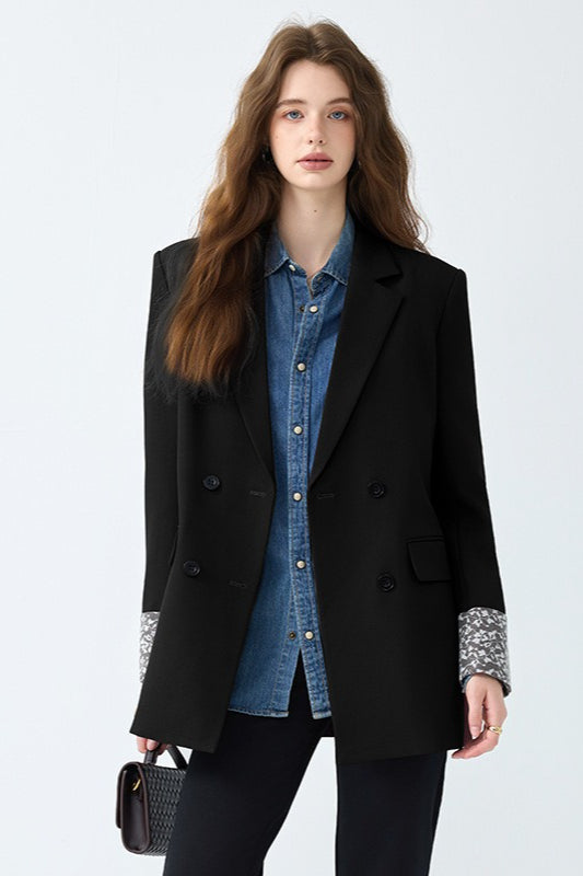 Elegant Mid-Length Office Blazer