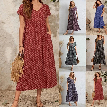 Casual Vintage Summer Dress | Great for Everyday Wear