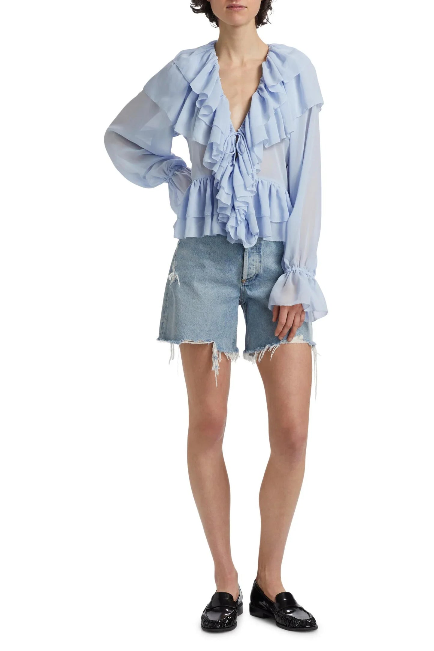 Camisa con volantes Soraya 