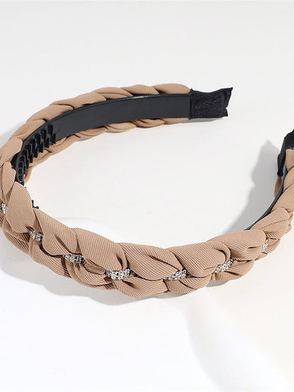 1PC Headbands Reinstone Headband For Daily Holiday Fabric Black for Women