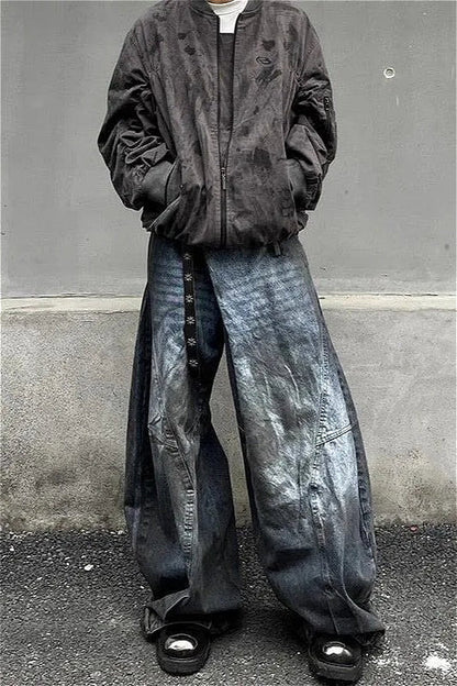 Retro Y2K High Waist Wide Leg Jeans