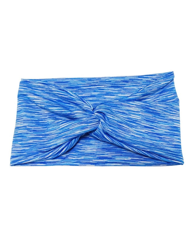 1pc Headbands For Women Wide Boho Headbands Elastic Bandana Non Slip Sweat Fashion Large Headwraps Hair Bands Headwear fit All Head Sizes for Workout Sports Running Yoga for Women