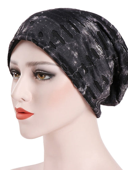 Hip Hop Fashion Beanies Skullies Casual Distressed Hat Outdoor Streetwear New Turban Cap for Women