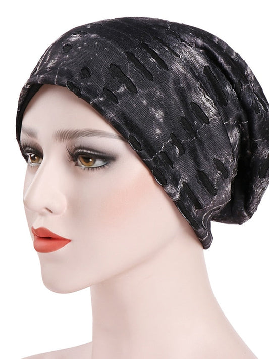 Hip Hop Fashion Beanies Skullies Casual Distressed Hat Outdoor Streetwear New Turban Cap for Women