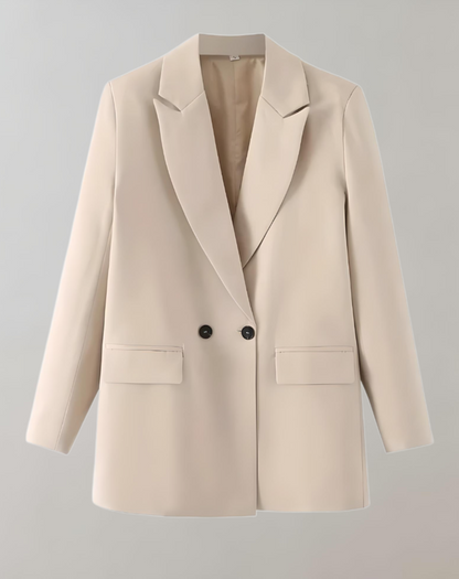 Women's Loose Fit Blazer with Buttons and Lapel | Great for Casual Days