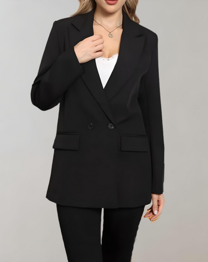 Women's Loose Fit Blazer with Buttons and Lapel | Great for Casual Days
