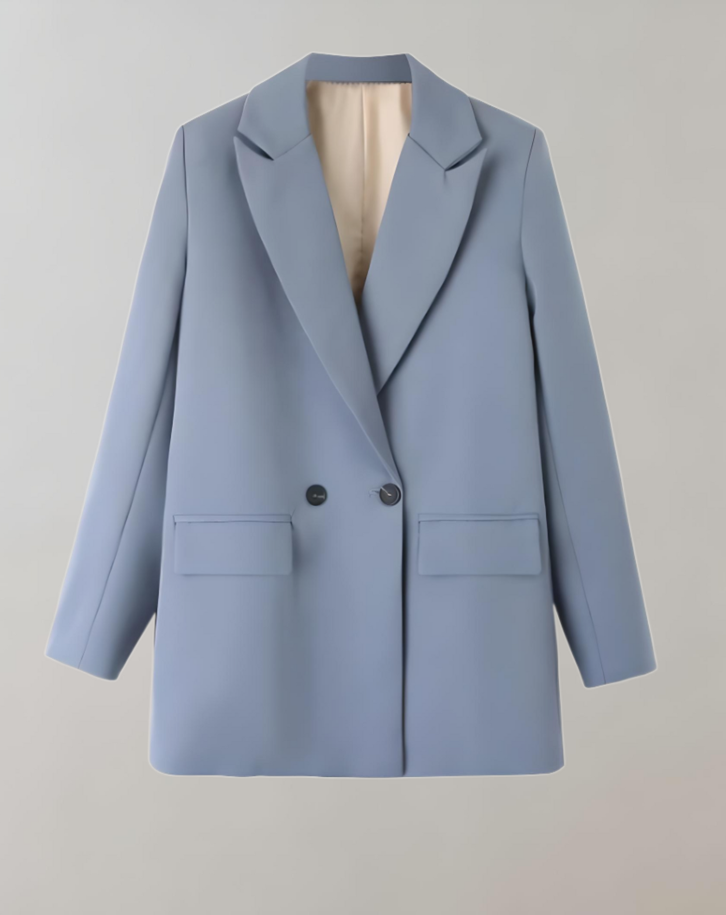 Women's Loose Fit Blazer with Buttons and Lapel | Great for Casual Days