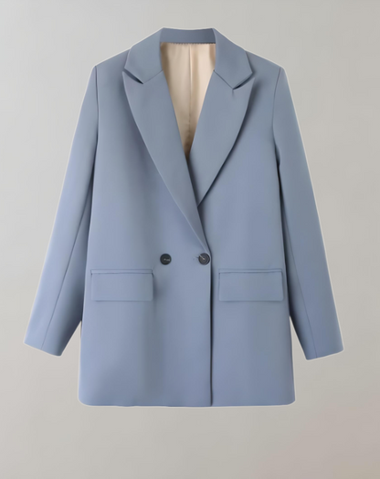 Women's Loose Fit Blazer with Buttons and Lapel | Great for Casual Days