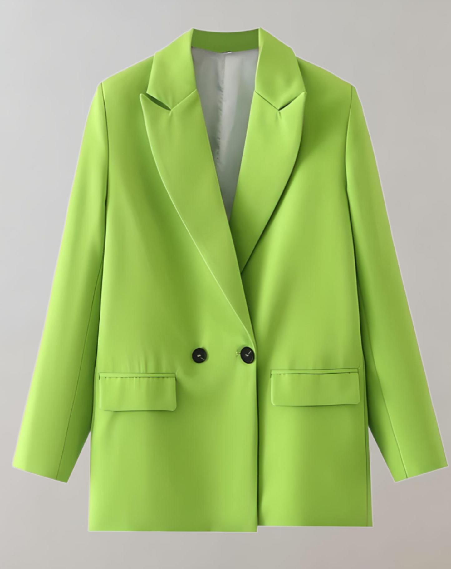 Women's Loose Fit Blazer with Buttons and Lapel | Great for Casual Days