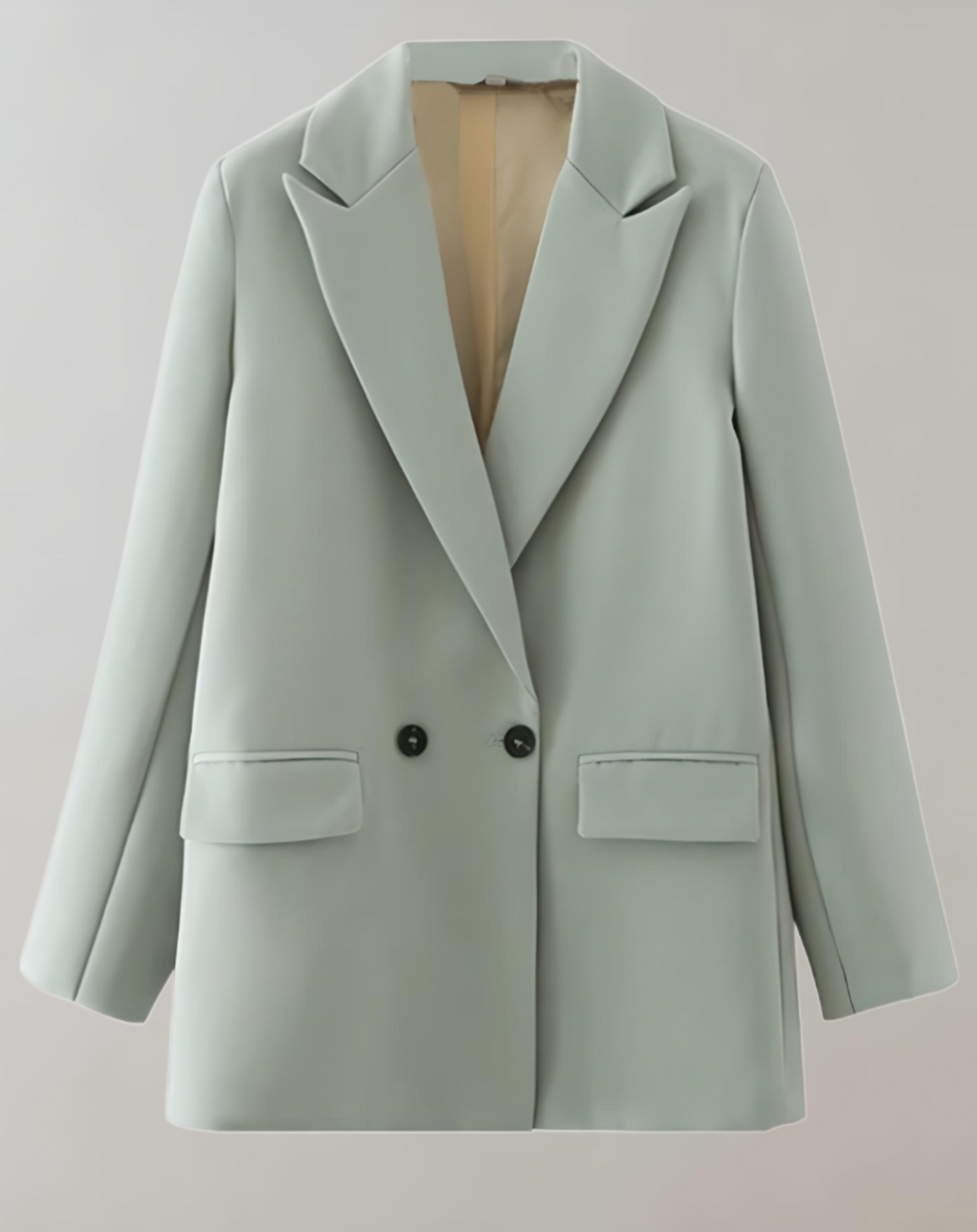 Women's Loose Fit Blazer with Buttons and Lapel | Great for Casual Days