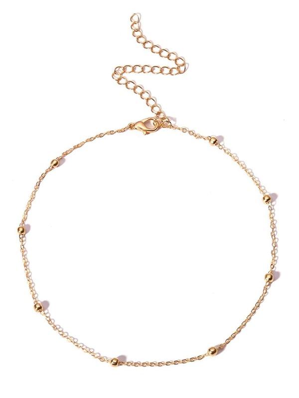 Circle Detail Choker Set 2pcs for Women