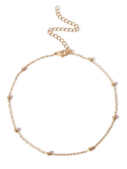 Circle Detail Choker Set 2pcs for Women