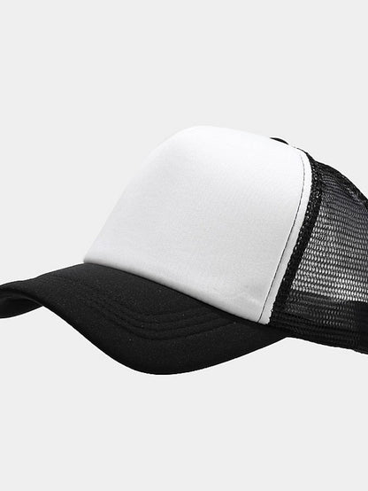 1pcs Unisex Cap Casual Plain Mesh Baseball Cap Adjustable Snapback Hats For Women Men Hip Hop Trucker Cap Streetwear Dad Hat for Women