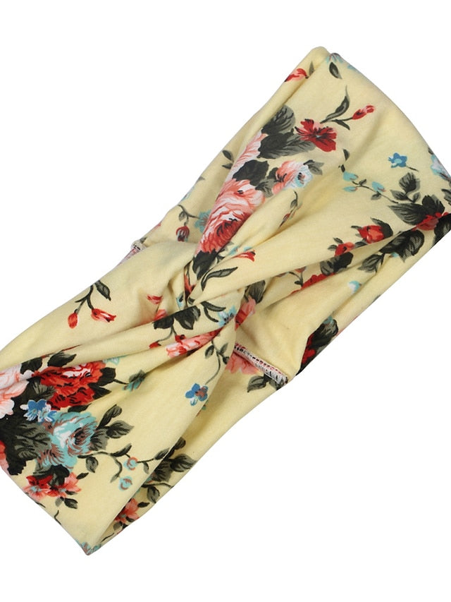 1PC Boho Pringting Headbands For Outdoor Daily Fabric for Women