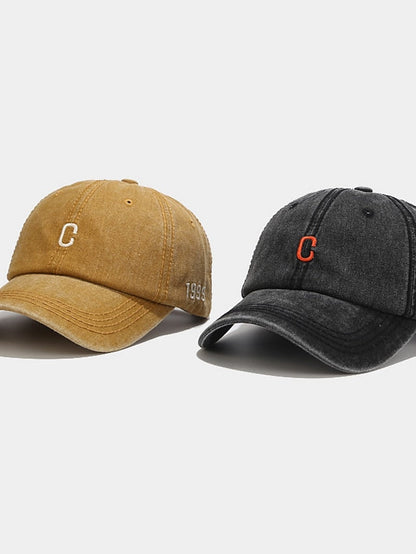 1pcs Embroidery Plain Baseball Hats Washed Cotton Cap For Men Women Adjustable Snapback Caps Baseball Cap Letter Dad Hat for Women