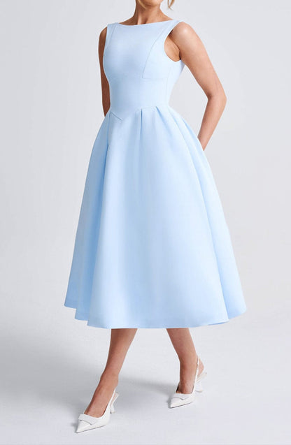 Marisa Midi Dress - Blue