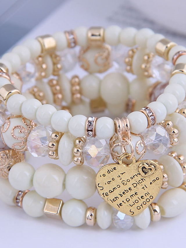Bracelets Fashion Outdoor Heart Bracelets & Bangles for Women
