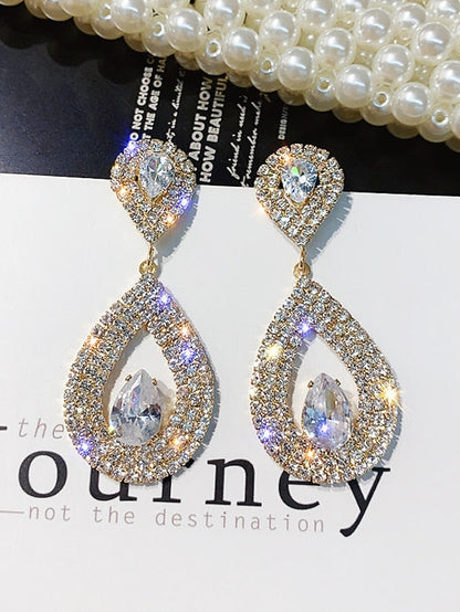 1 Pair Earrings For Daily Date Beach Alloy Classic Fashion for Women