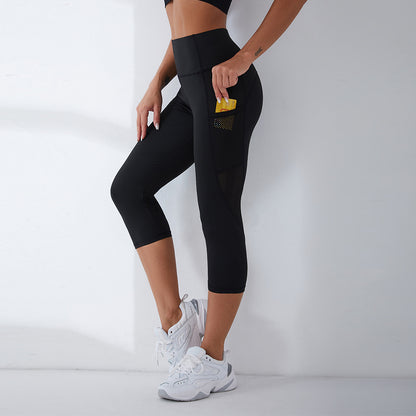 Women Solid Color High Waist Stretch Slim Fit Casual Sports Yoga Pants