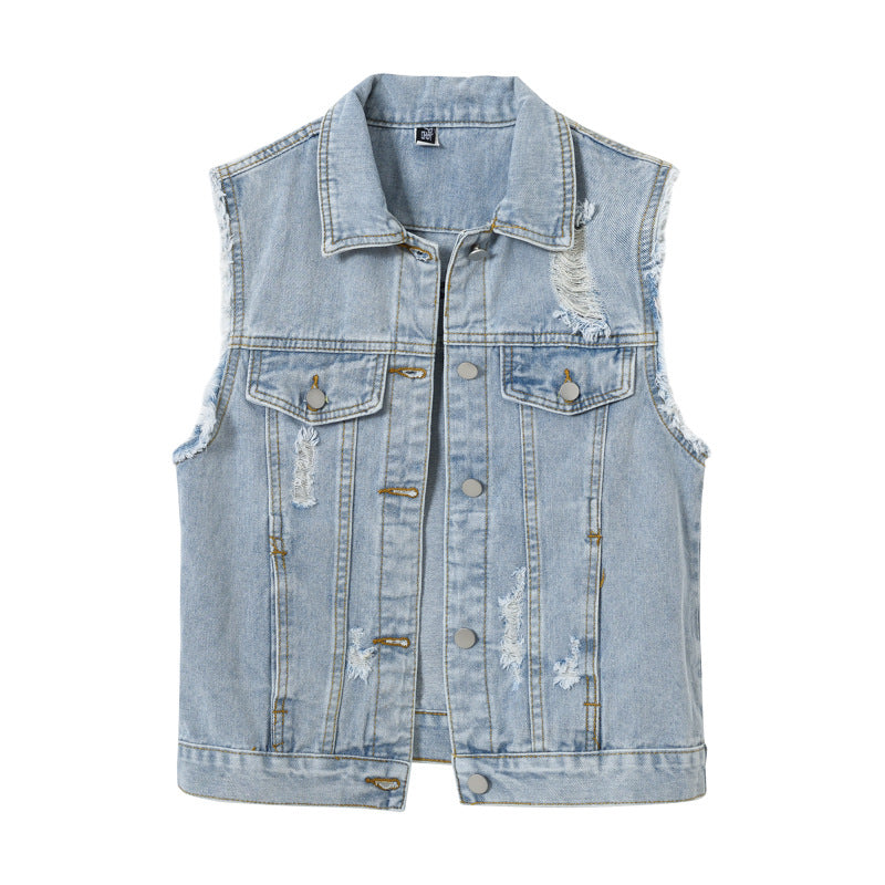 Chaleco vaquero informal Rick para mujer