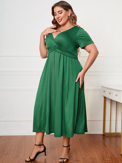 Women Fashion Casual Plus Size Loose Long Dress