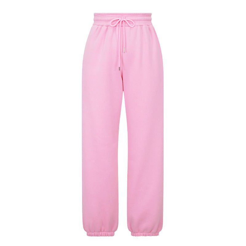 Women Fashion Casual Loose Drawstring Jogger Pants
