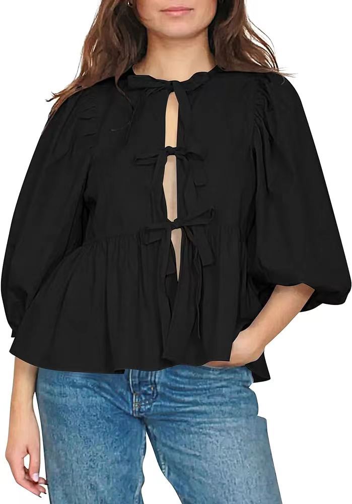 Blusas casuales dulces con tirantes y rayas para mujer